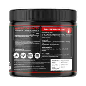 XClub Nutrition Creatine Monohydrate Unflavoured | 33 Servings