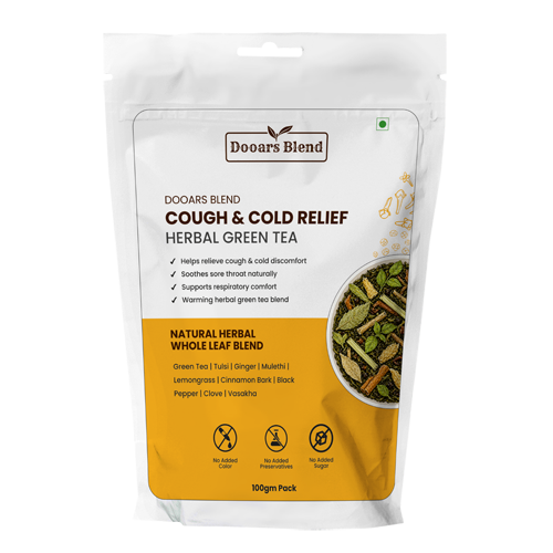 Cold and Cough Relief Herbal Green Tea 100gram